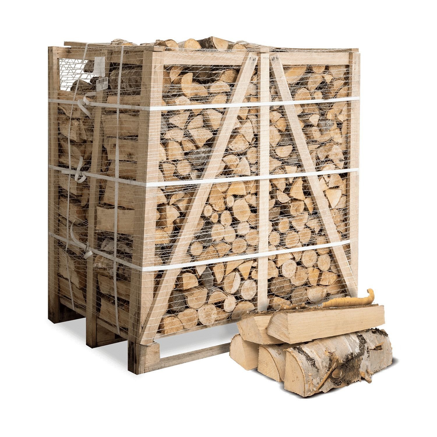 Heizfuxx Brennholz Birke 25 cm - 1 RM - 500kg