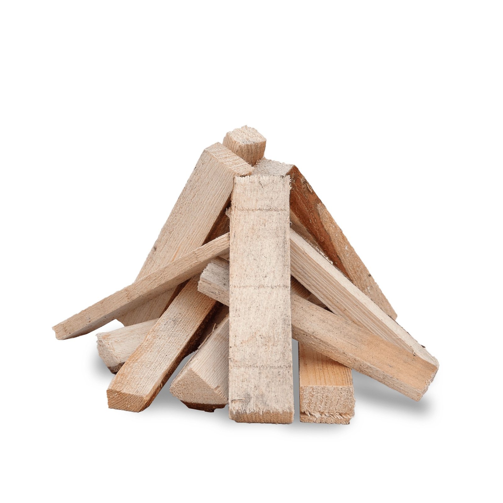 Heizfuxx Anzündholz Blue - Palette 18 cm (2kg x 96) Sack 192kg