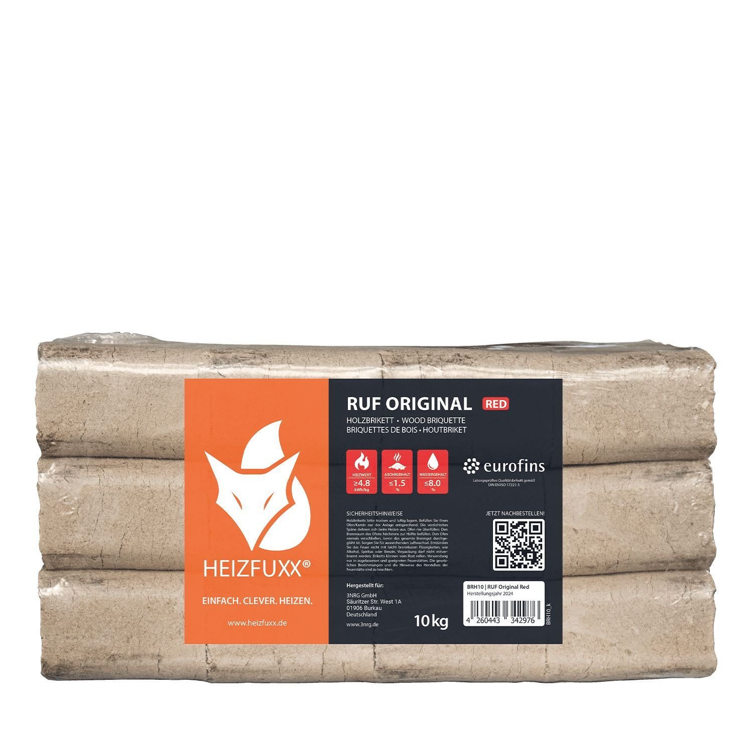 Heizfuxx Nestro XL Red - Palette (10kg x 96) Gebinde 960kg